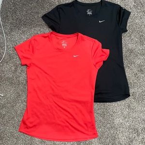 2 Nike dry fit shirts. Can buy together or separate.